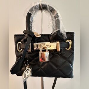 BADGLEY MISCHKA Small Quilted Two-Way Crossbody